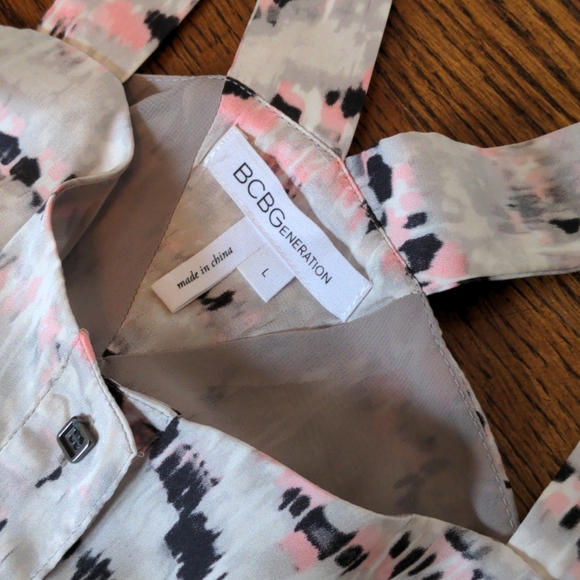 BCBGENERATION Dress Large Summer L Bubble - Picture 4 of 6